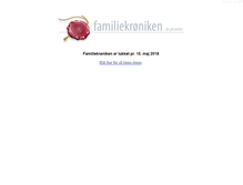 Tablet Screenshot of familiekroeniken.dk